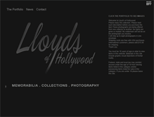 Tablet Screenshot of lloydsofhollywood.net